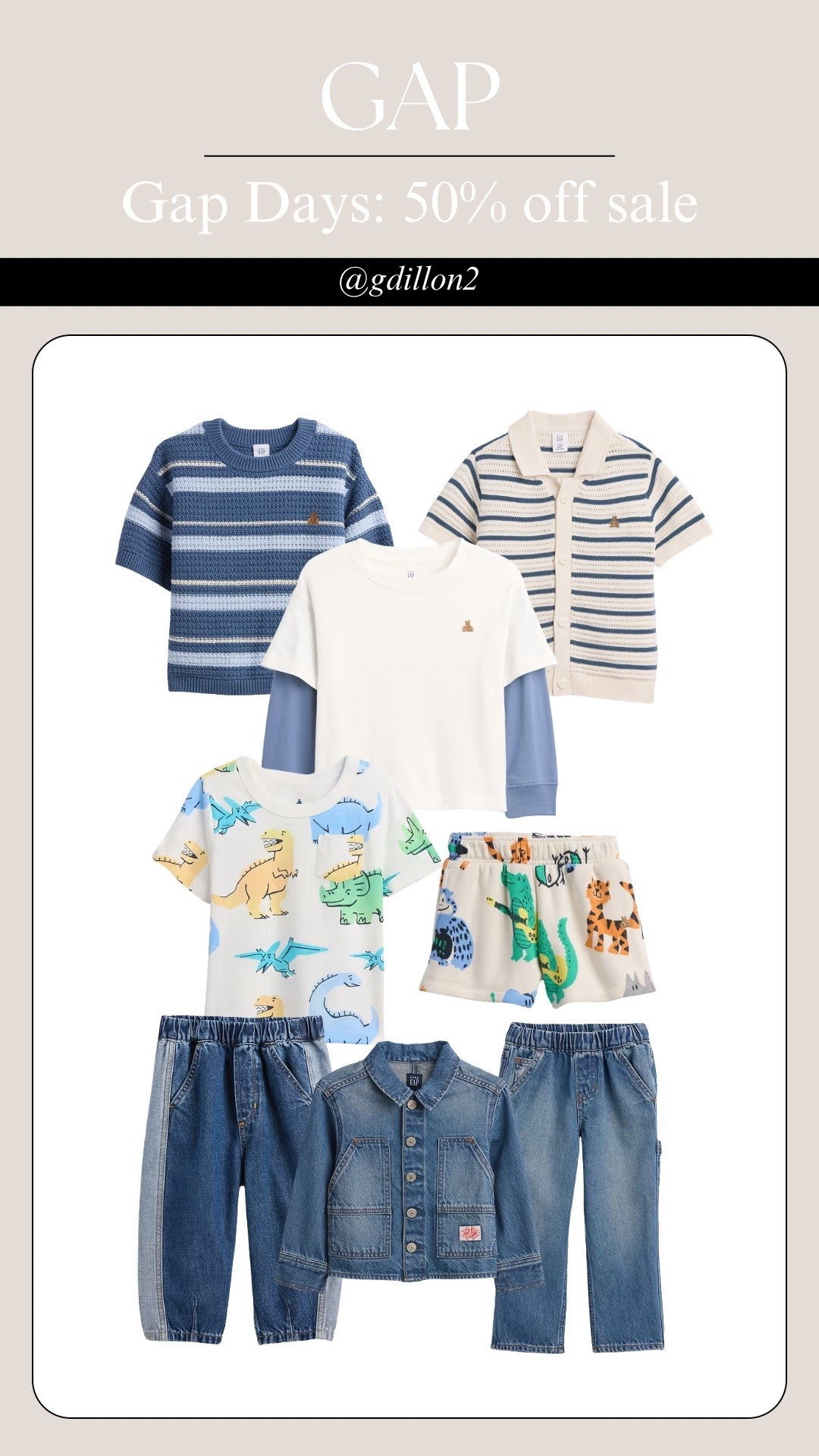 Gap Days: 50% off purchase!

#LTKKids #LTKSaleAlert #LTKootd