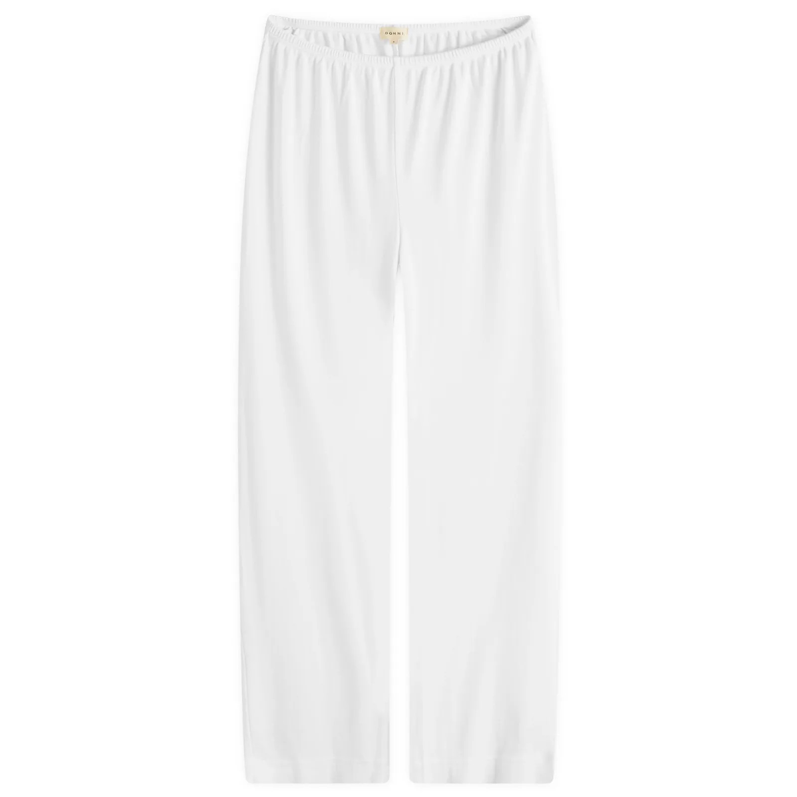 DONNI. Women's Baby Rib Scallop Pant in Powder, Size Large | END. Clothing