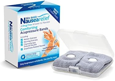 Sea-Band Anti-Nausea Acupressure Wristband for Motion & Morning Sickness, Pack of 2 Sets | Amazon (US)