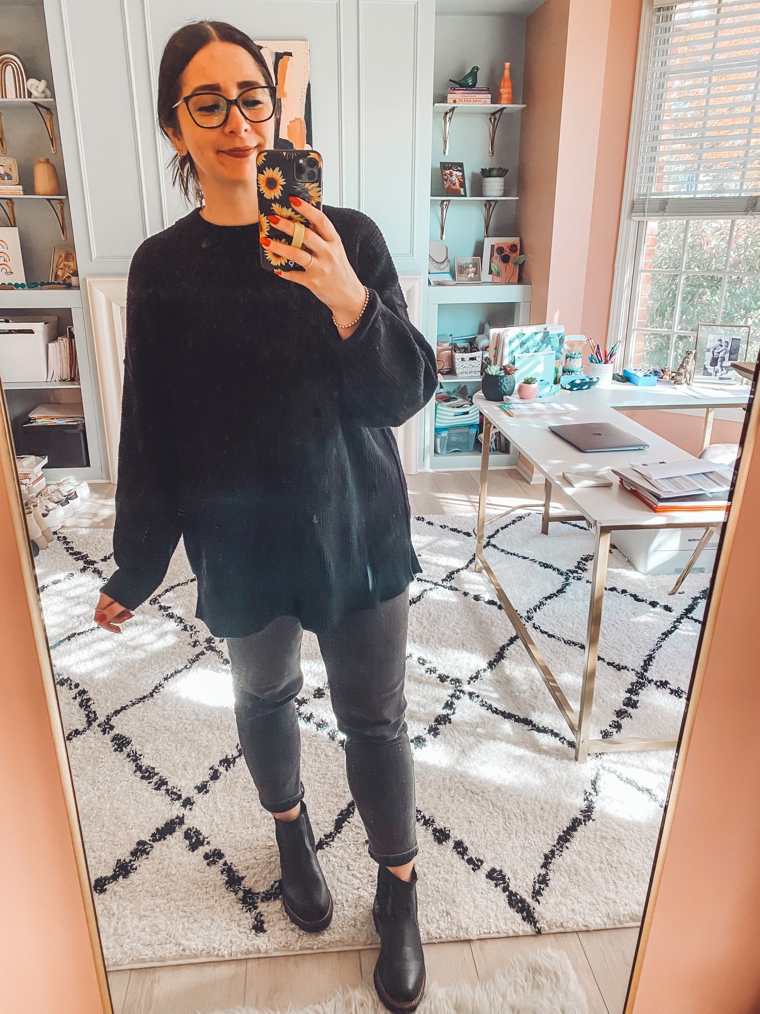 All black fall look 