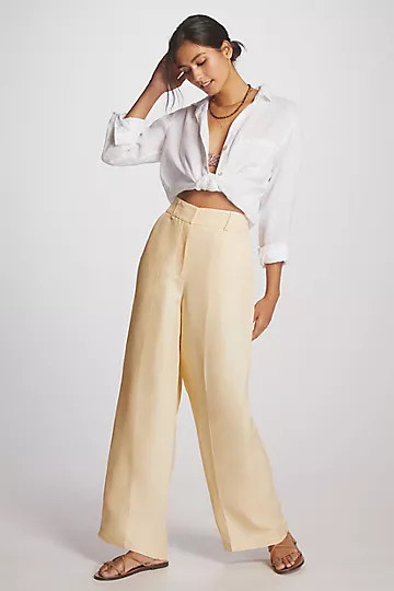 Wide-Leg Trousers | Anthropologie (US)