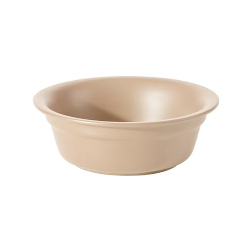 Havniva Ceramic 8.7inch Dog Bowl for Large Dogs, Basic 4 Cup Food or 37oz Water Bowl for Replacement, Wide Opening Rounded Edge(Single Bowls, Oat Beige) | Amazon (US)