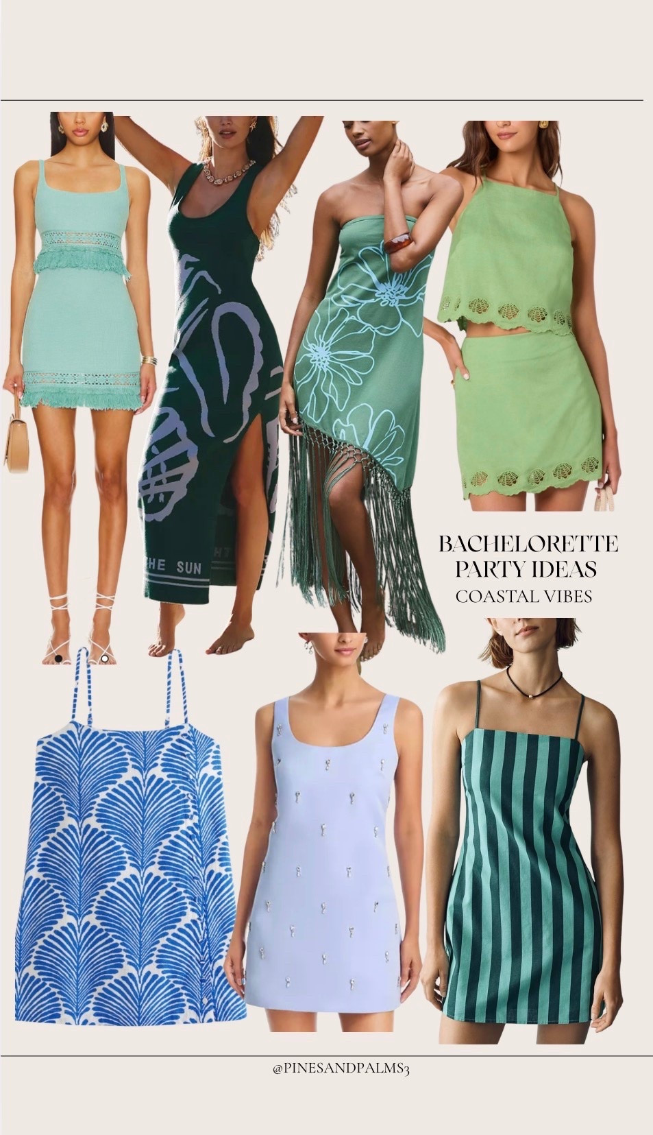 Had a request for some bachelorette coastal blue and green