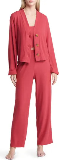 3-Piece So Soft Rib Lounge Set | Nordstrom