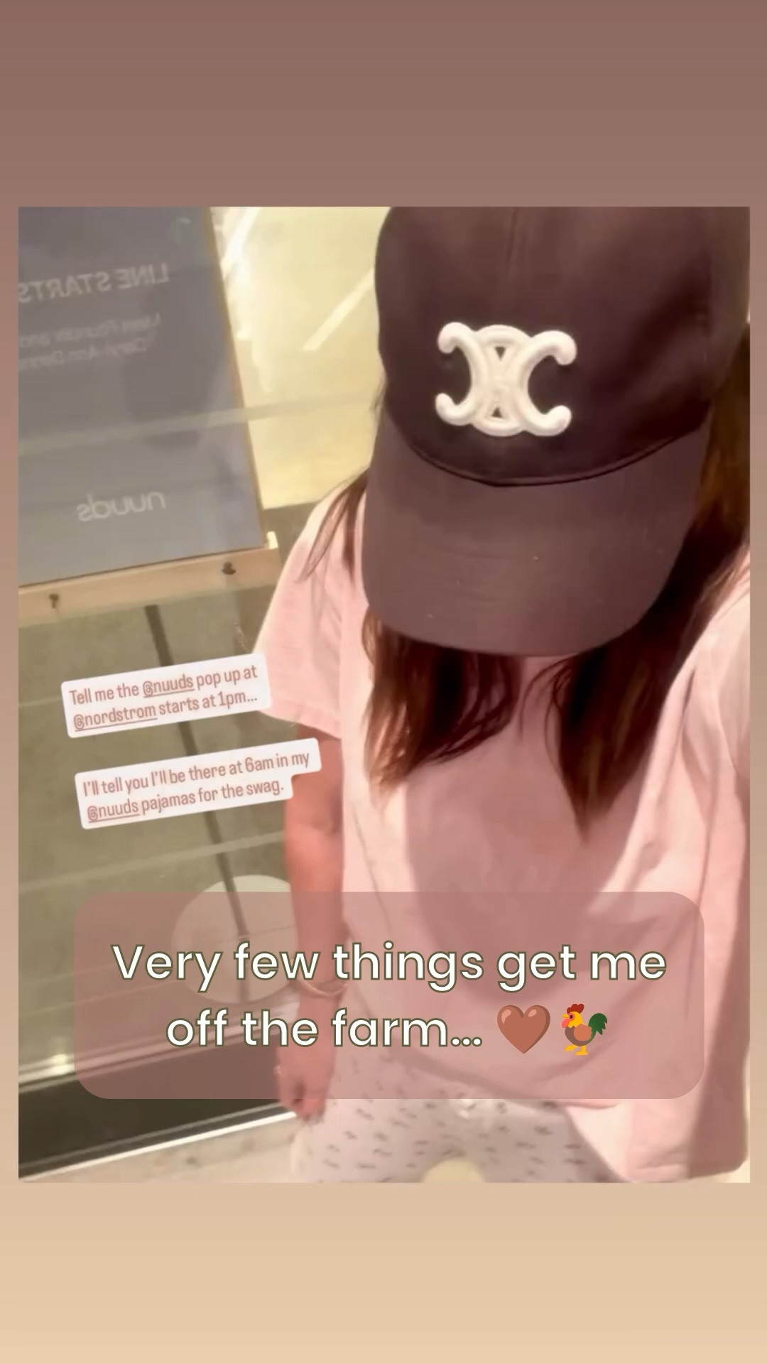 Tell me the @nuuds pop up at @nordstrom starts at 1pm…

I’ll tell you I’ll be there at 6am in my @nuuds pajamas for the swag.