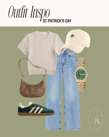 Outfit inspiration: St. Patrick’s Day 🍀 Abercrombie sweater, H&M jeans, adidas sneakers

#LTKfindsunder50 #LTKfindsunder100 #LTKstyletip