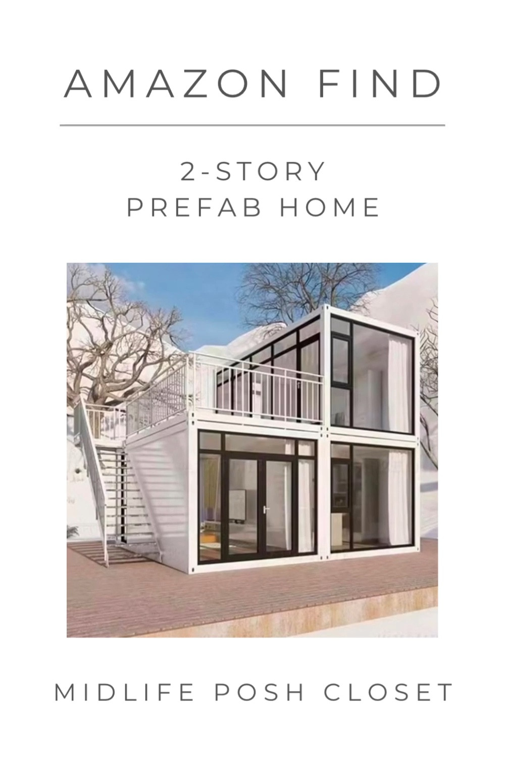 Amazon Find! One and two story prefab “stackable homes”!  According to an article by Travel and Leisure, these “stackable homes” offer 360-degree sunshine and endless rooftop soirées for whoever purchases these glass-encapsulated villa at Amazon. Though billed and priced as tiny homes, they offer plenty of living space across one or two floors, including a dreamy rooftop terrace for outdoor entertaining. Starting at $10,000, these tiny houses are fully customizable, from the exterior dimensions to the interior design details. It comes with kitchen and bathroom, power sockets, and plumbing. The prefab modules are stackable in the classic container-home style and are built with walls of sandwich paneling held together by a sturdy steel frame graded for wind and earthquake resistance. The parts arrive flat-packed, according to the description, with minimal construction required. Plus, the seller provides a factory inspection video to buyers of the workshop abroad, as well as a machine inspection report and a two-year warranty on the home.

#LTKWatchNow #LTKHome #LTKSeasonal
