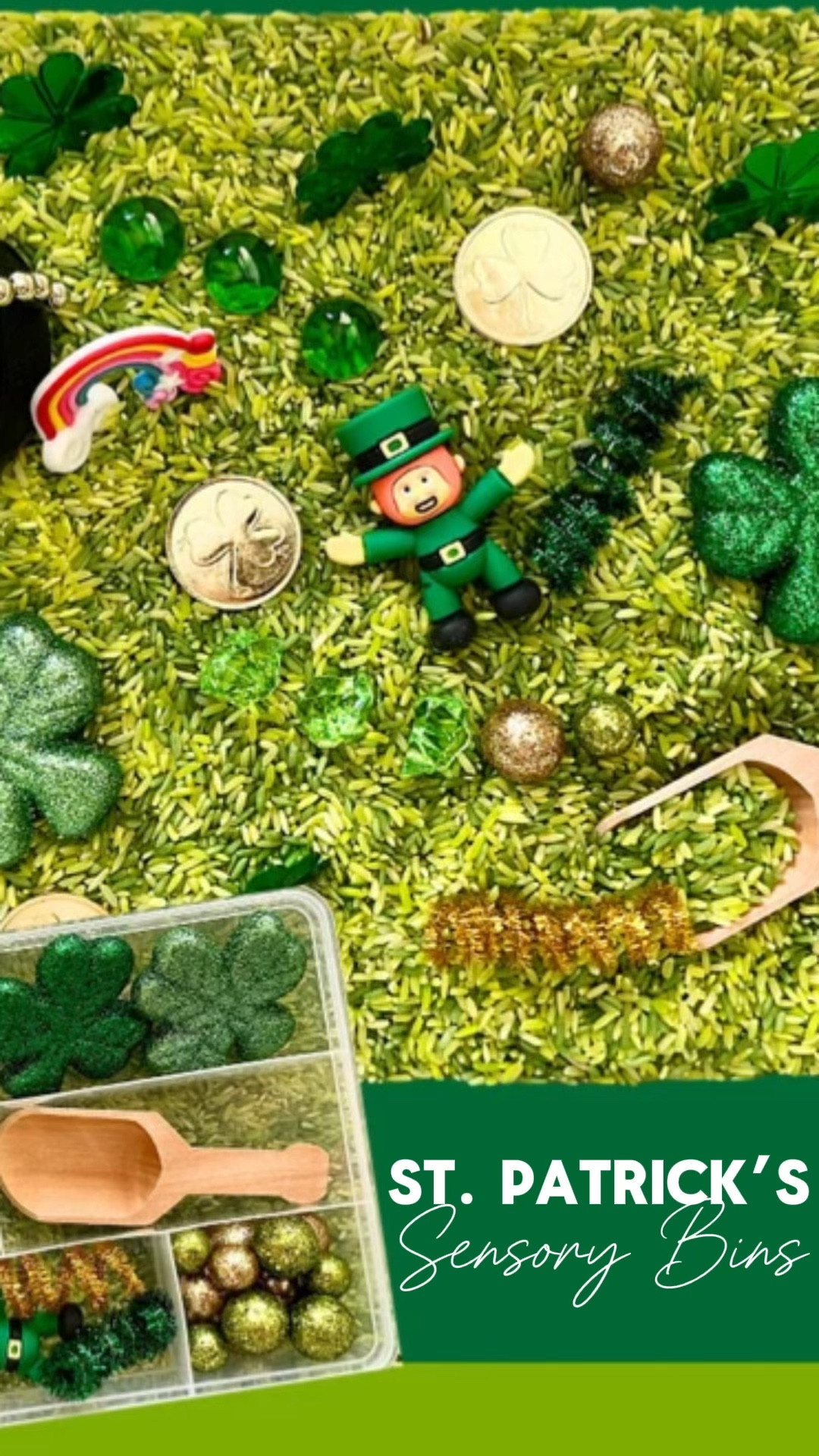 Let’s get into these sensory bins…my toddlers love them and we take them on play dates as another play option. Check out these already made St. Patrick’s Day bins from Etsy! 

Toddler activities, Sensory bins 

#LTKEtsyFinds #LTKToddler 

#LTKSeasonal #LTKkids #LTKfamily