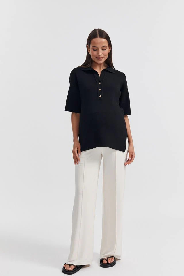 Claudia Button Down Tee | Legoe Heritage Maternity
