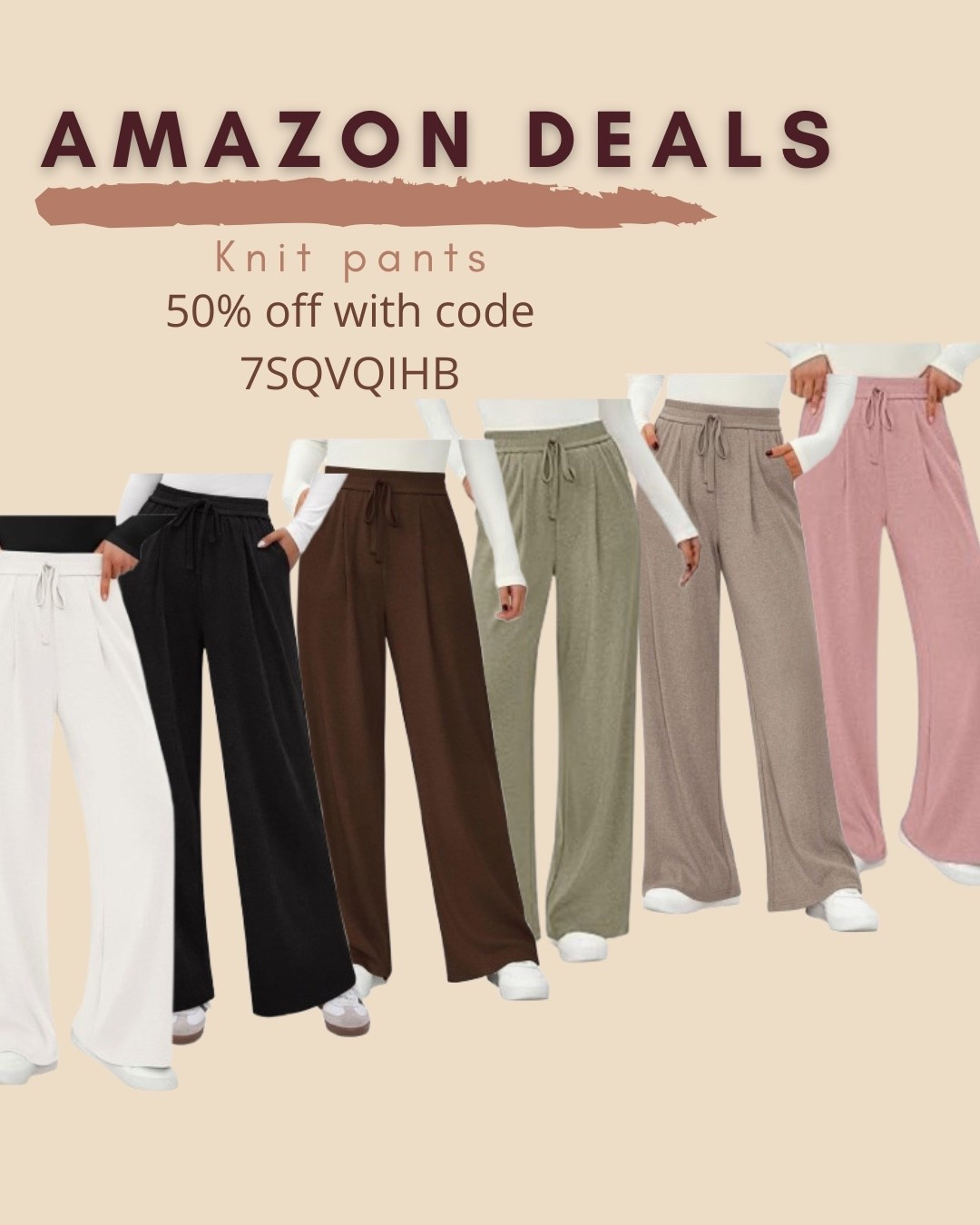 $13 ends 6/30

Amazon fashion
Amazon deals
Knit pants
Comfy pants
Lounge wear

#LTKSaleAlert