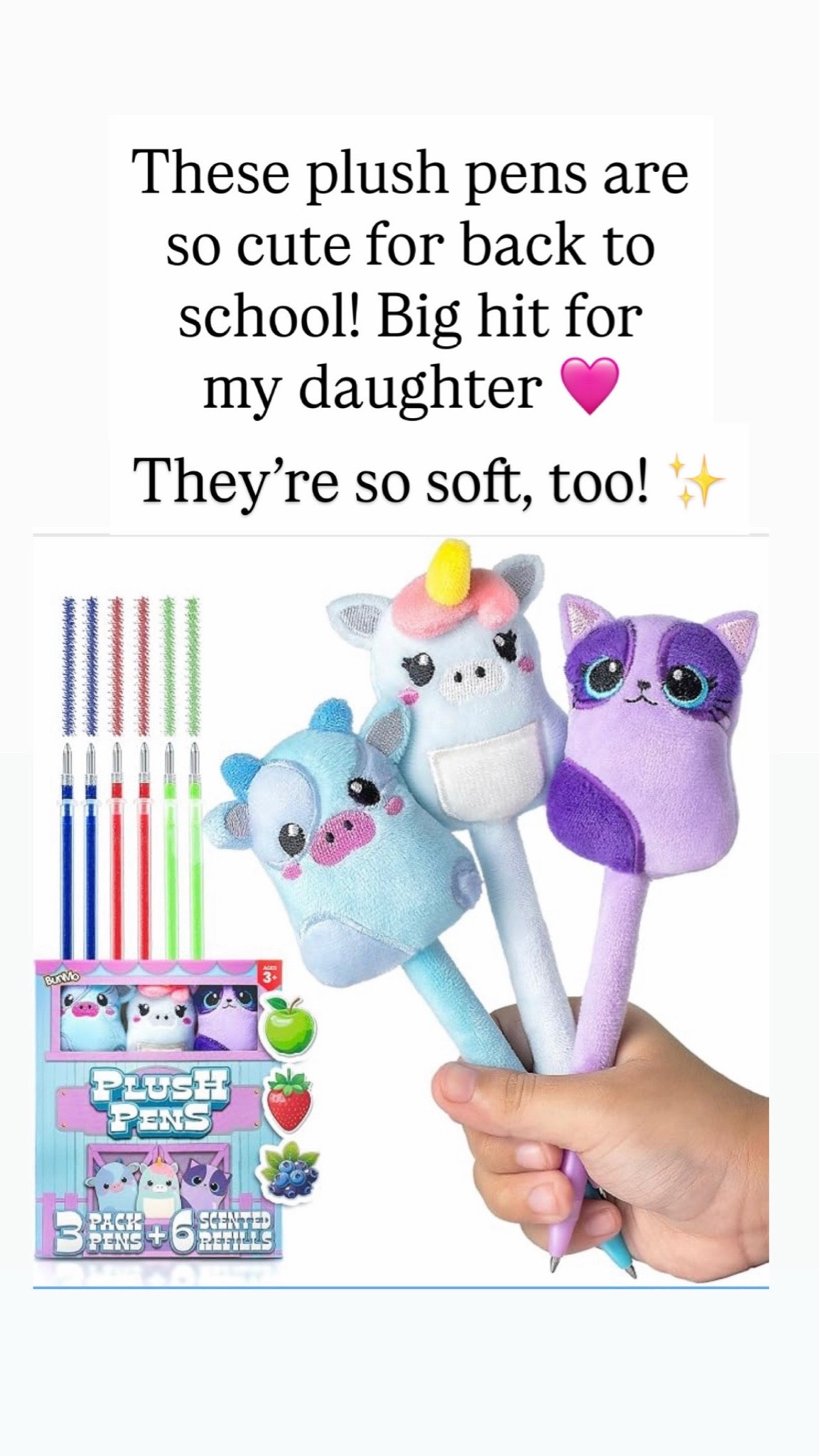 These plush pens are cute as can be!!

#LTKKids