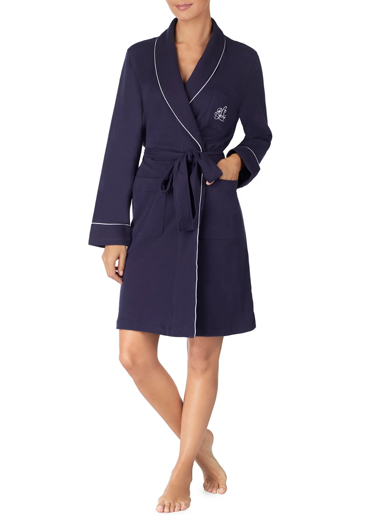 Lauren Ralph LaurenCotton Shawl Wrap Robe | Belk
