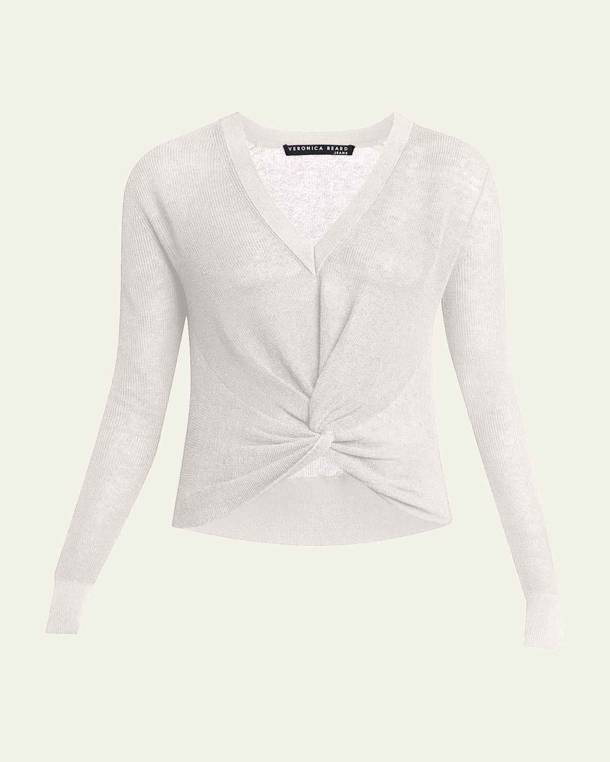 Soren V-Neck Twisted-Hem Sweater | Bergdorf Goodman