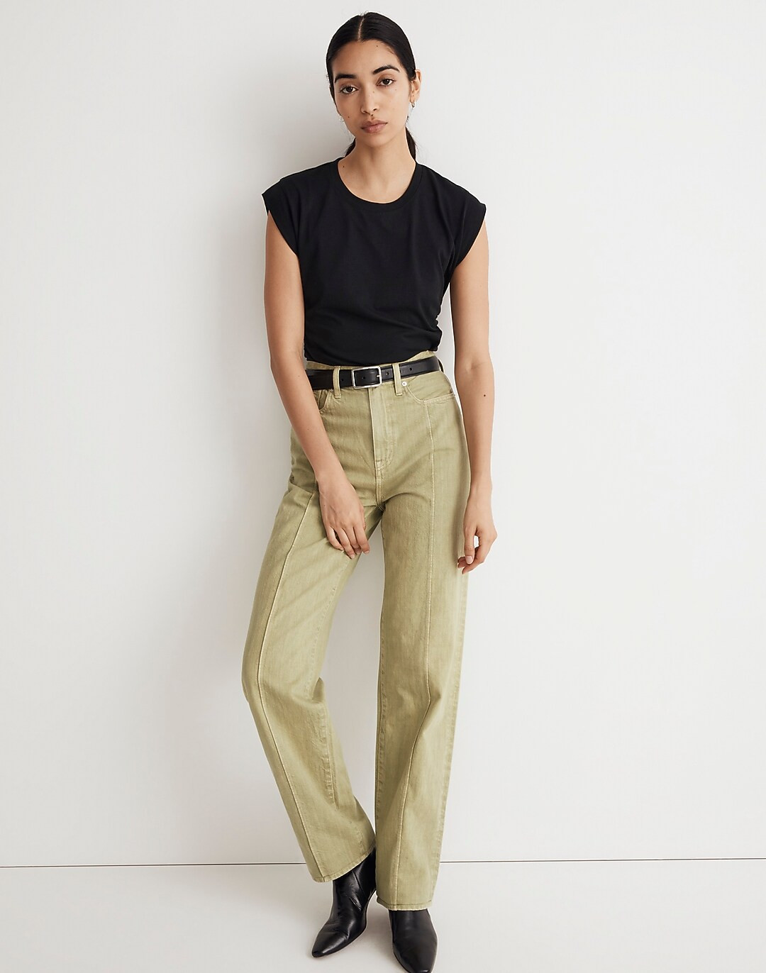 Baggy Straight Jeans: Garment-Dyed Edition | Madewell