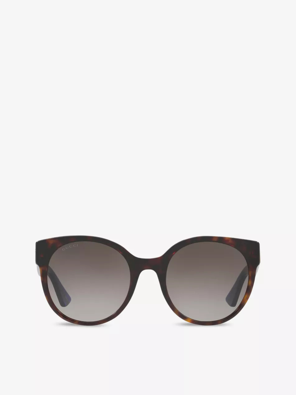 GG0035SN round-frame acetate sunglasses | Selfridges