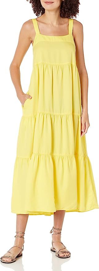 The Drop Women's Britt Tiered Maxi Tent Dress | Amazon (US)