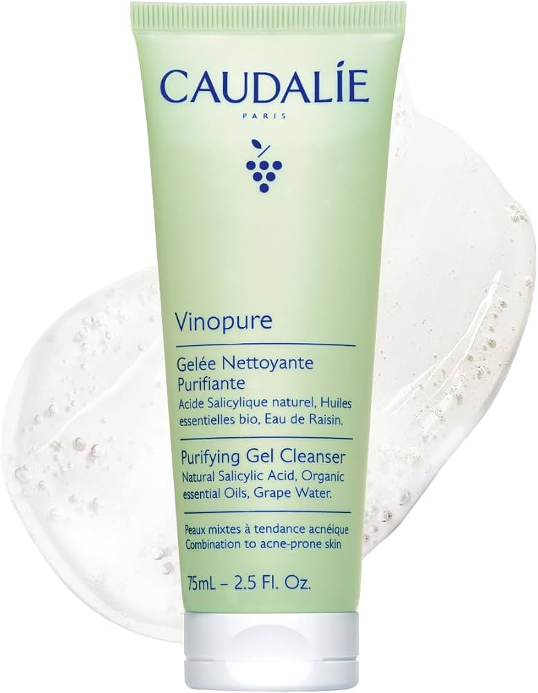 Caudalie Vinopure Salicylic Acid Cleanser, Pore Purifying Gel Cleanser | Amazon (US)