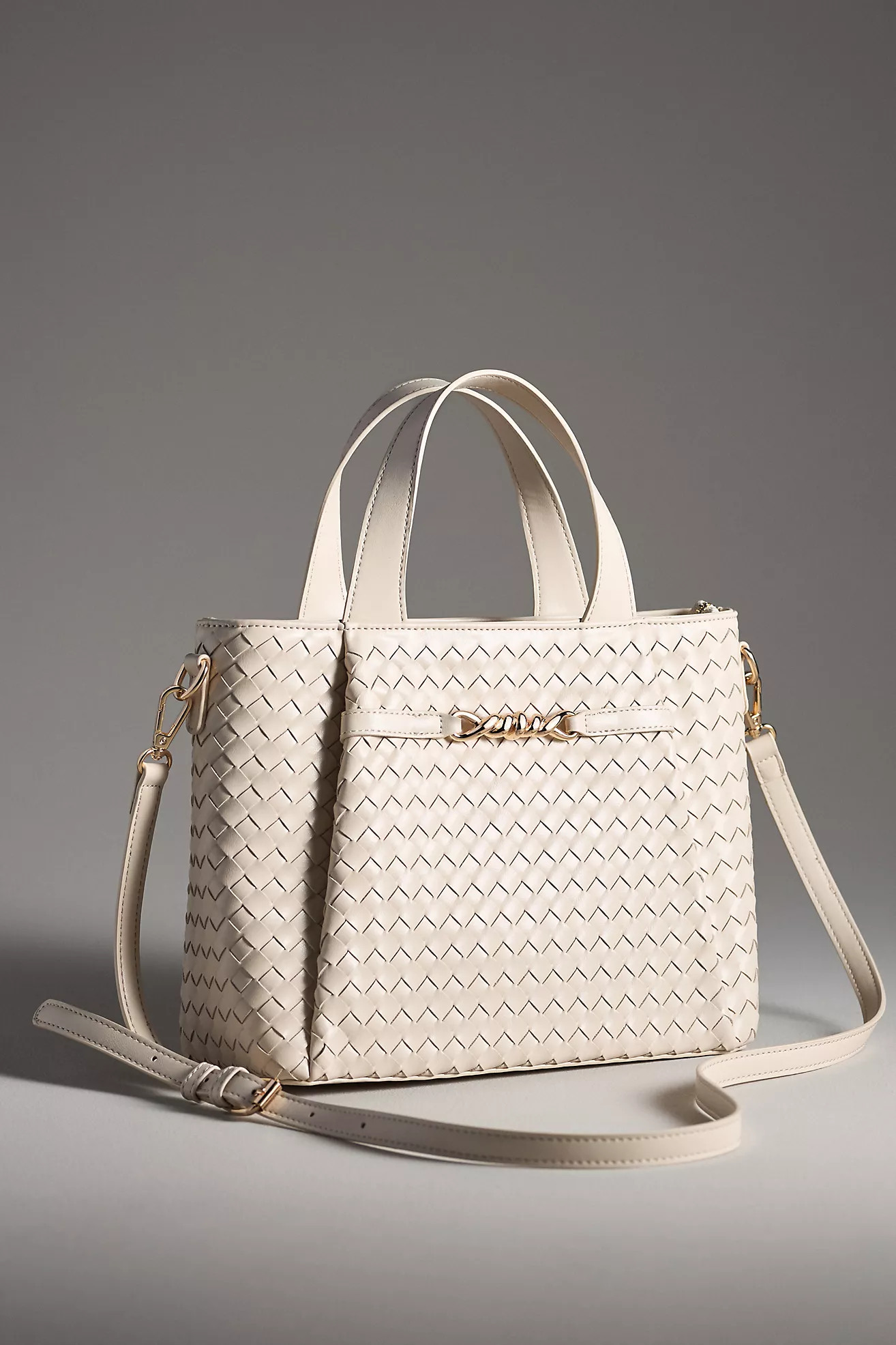 Woven Hardware Tote | Anthropologie (US)