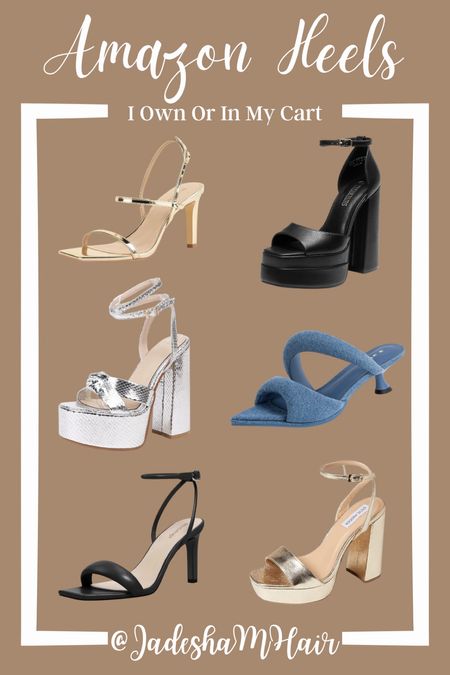Amazon heels I own or in my cart!!


Heels for women, Heels , High heels, Low heels, Stiletto heels, Block heels, Platform heels, Wedge heels, Peep-toe heels, Open-toe heels, Closed-toe heels, Ankle-strap heels, Strappy heels, Pump heels, Sandal heels, Slingback heels, Lace-up heels, Pointed-toe heels, Chunky heels, Clear heels

#LTKsalealert #LTKshoecrush #LTKfindsunder100