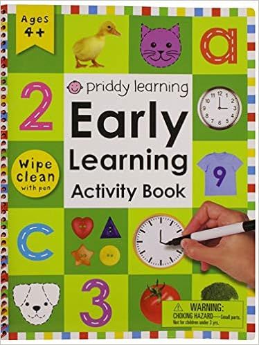 Wipe Clean: Early Learning Activity Book (Wipe Clean Early Learning Activity Books) | Amazon (US)