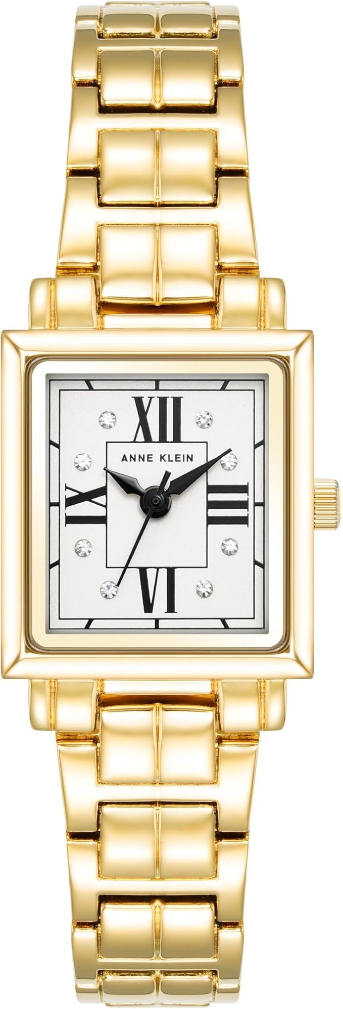 Anne Klein Women's Premium Crystal Accented Bracelet Watch | Amazon (US)