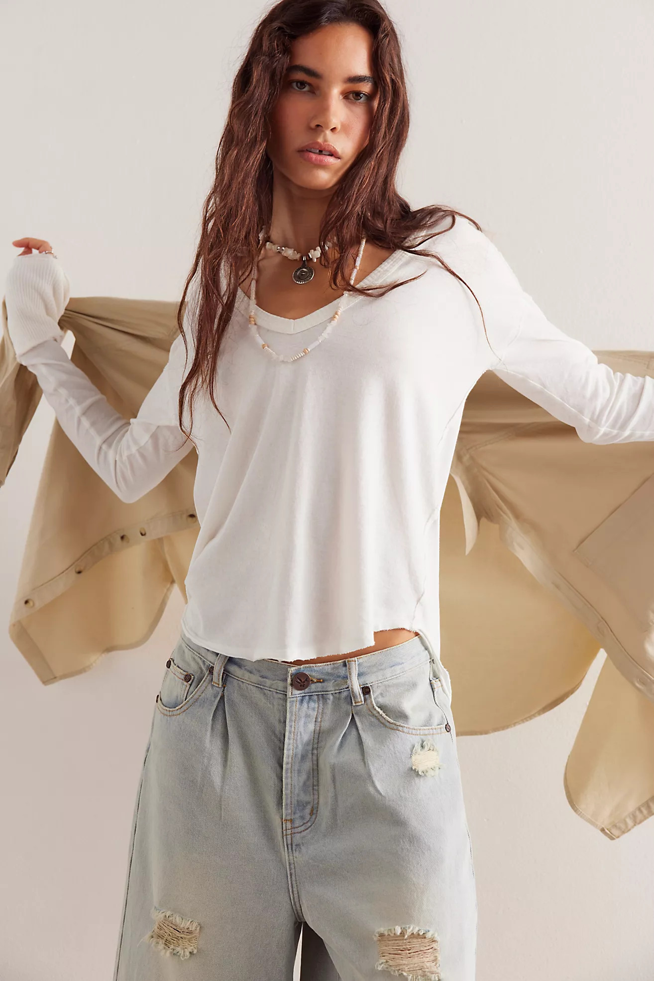 We The Free Coastal Cruising Long Sleeve Tee | Free People (Global - UK&FR Excluded)