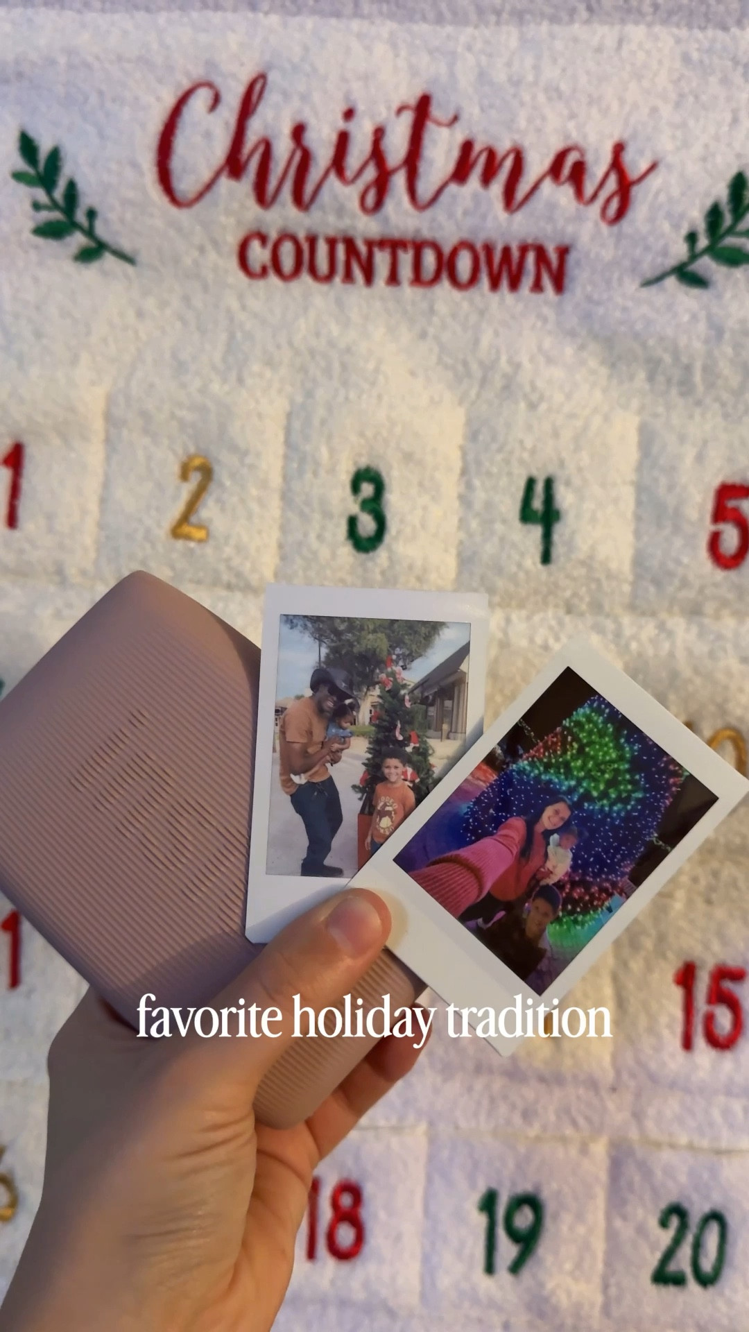 Instax Polaroid Christmas Advent Calendar Tradition #instax #polaroid #adventcalendar 

#LTKHome #LTKHoliday #LTKmomlife