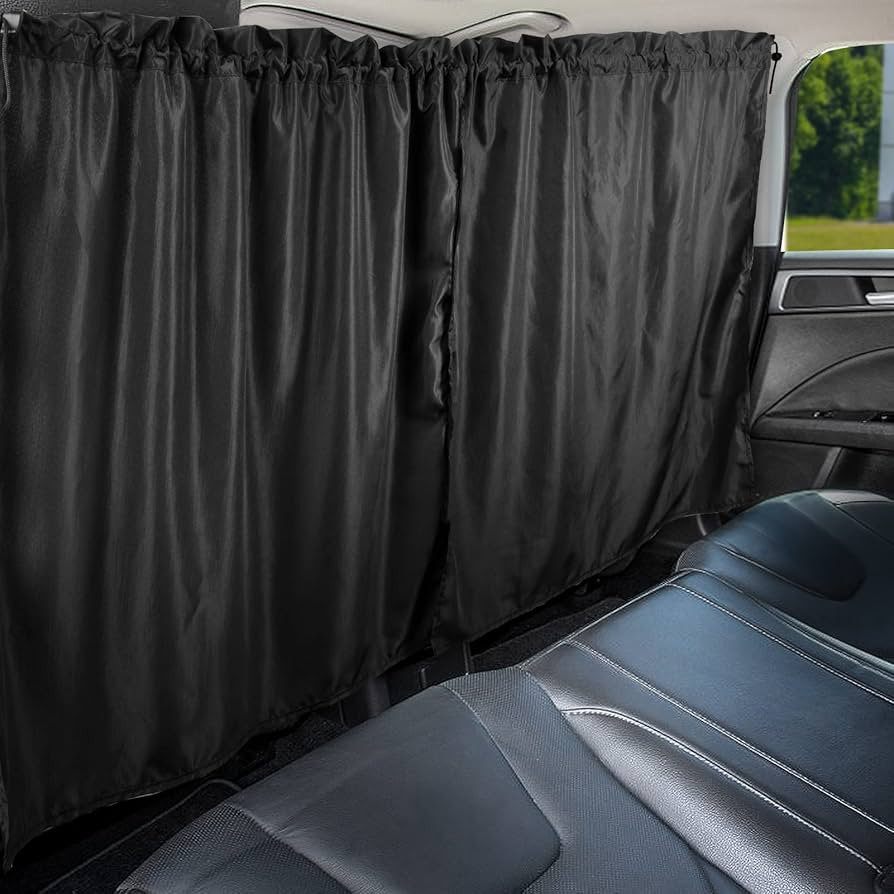 Car Divider Curtain - Wide Car Privacy Blackout Shades with Storage Bag for Baby Nap, Removable S... | Amazon (US)