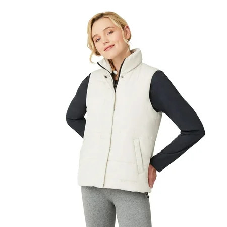 Free Country Women s FreeCycle® Lansby Puffer Vest Oat L | Walmart (US)
