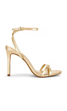 Steve Madden Jypsey Sandal in Gold Leather from Revolve.com | Revolve Clothing (Global)
