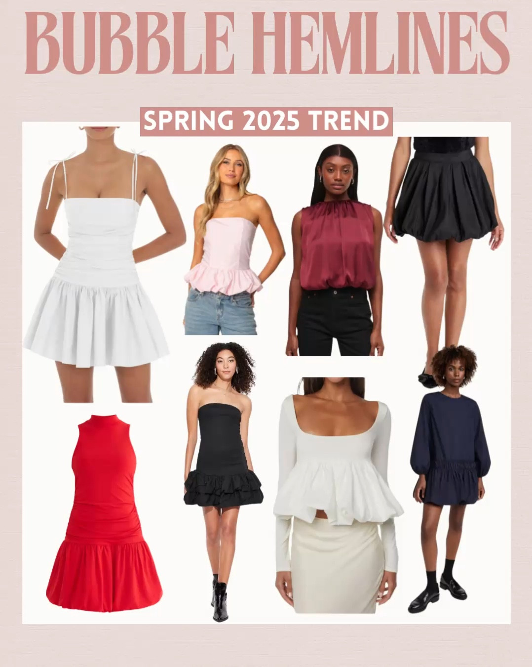 Bubble hemlines are trending for spring 2025

#LTKFindsUnder50 #LTKWatchNow #LTKStyleTip