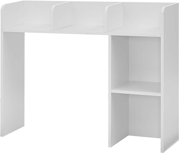 Classic Dorm Desk Bookshelf - White | Amazon (US)