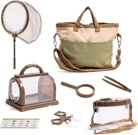 ROBOTIME Kids Explorer Kit,Bug Catcher Kit for Kids, Outdoor Exploration Set Camping Gear for Kid... | Amazon (US)