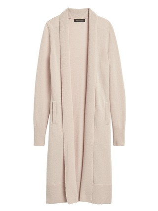 Italian Wool-Blend Duster Cardigan | Banana Republic US