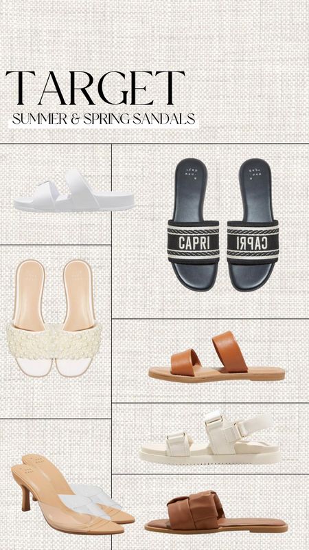 Sandals for the spring and summer season from target

sale. shoes. sandals. target. spring style. summer.

#LTKsalealert #LTKSeasonal #LTKshoecrush