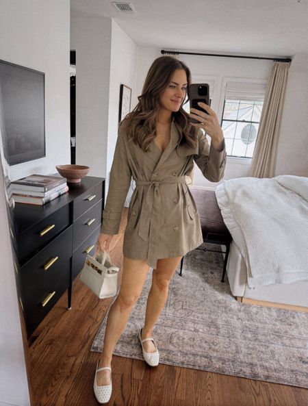 This trench coat dress is everything
just under $100 & perfect closet staple for spring + summer. I'm wearing a size S. // Revolve, spring dress, summer dress, summer outfit

#LTKBump #LTKStyleTip