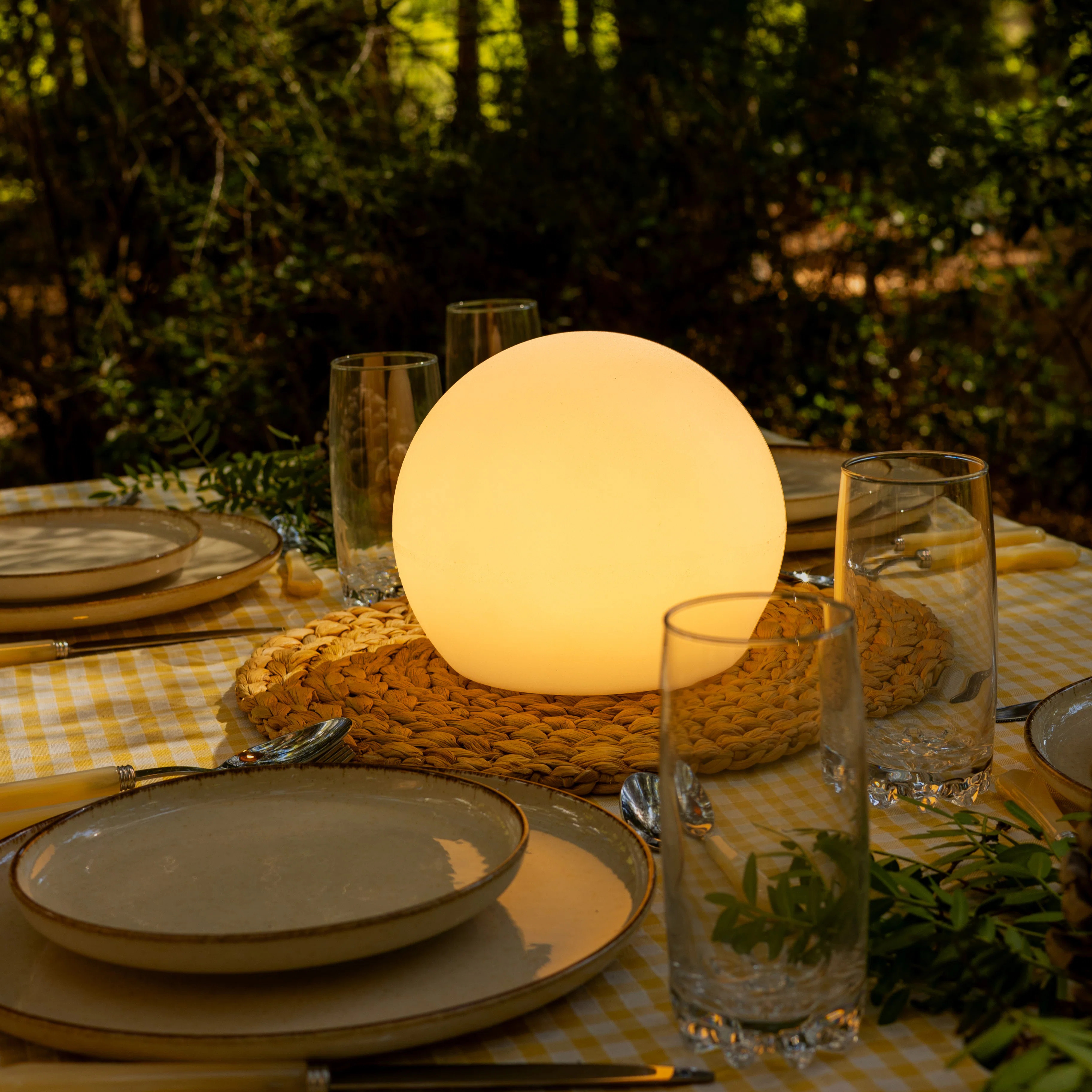 8" Solar Powered USB Rechargeable Led Color Outdoor Floating Light | Wayfair North America