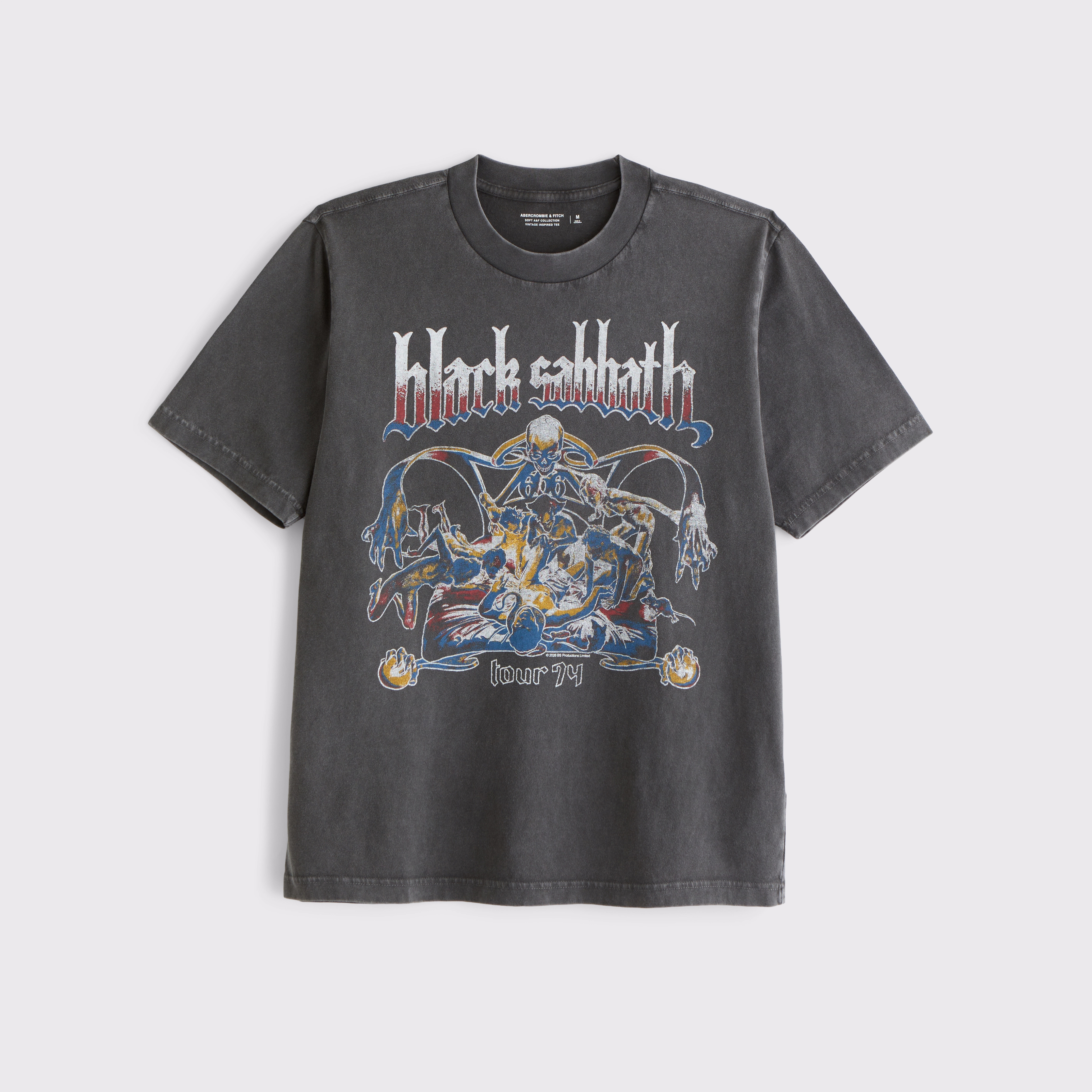 Black Sabbath Vintage-Inspired Graphic Tee | Abercrombie & Fitch (US)
