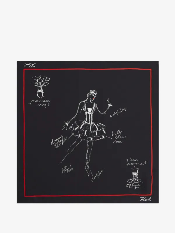 K/Ballet silk scarf | Farfetch Global