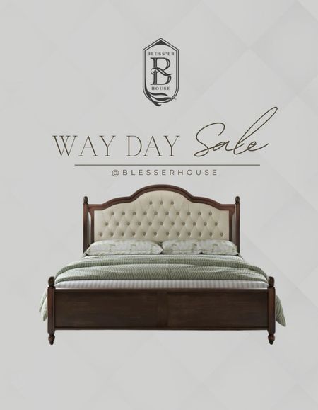 Wayfair Way Day Sale! Upholstered bed frame, vintage style 

#ltkxwayday



#LTKsalealert