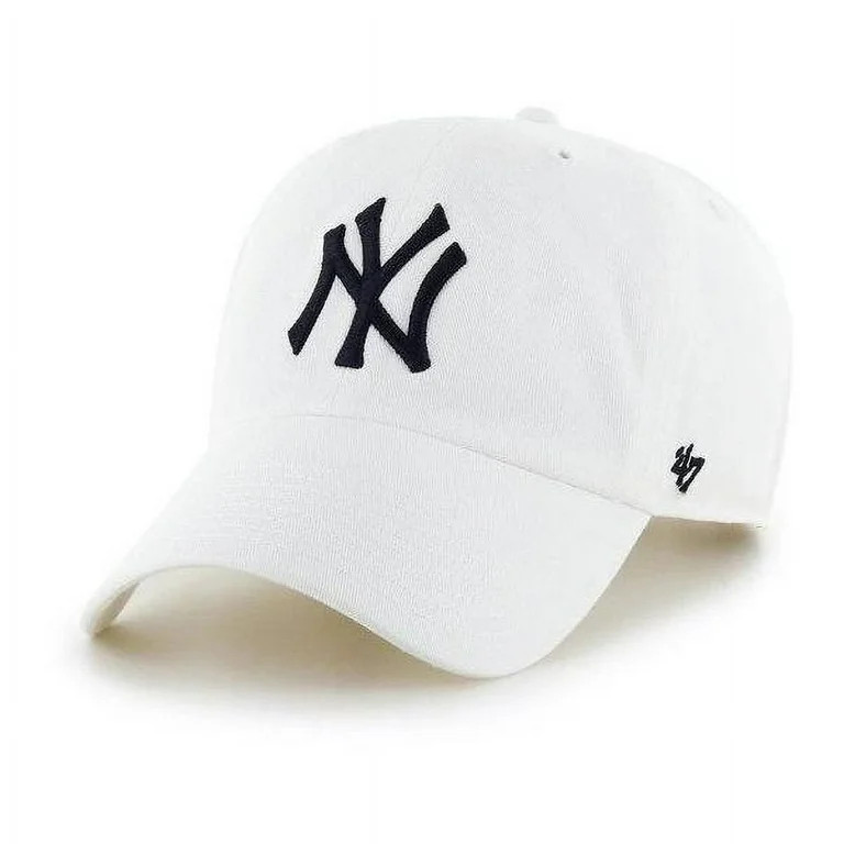 47 MLB New York Yankees Baseball Cap - White - One Size | Walmart (US)