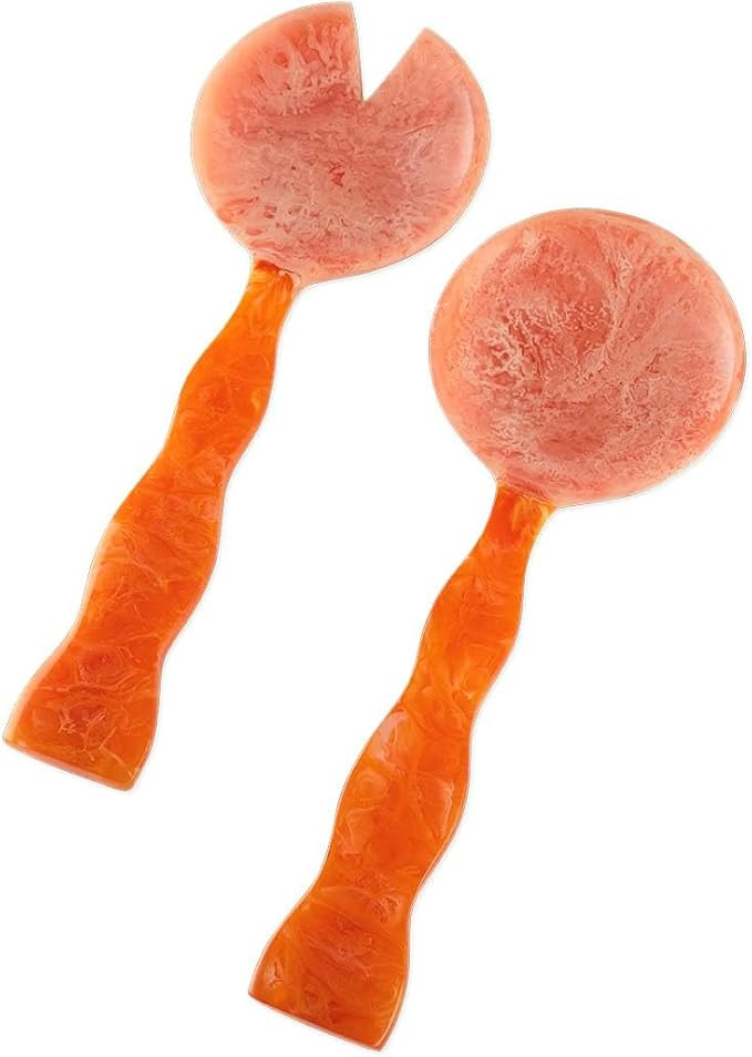 Folkulture Salad Servers or Salad Tongs, Set of 2 Serving Spoons in Kitchen Essentials or Kitchen... | Amazon (US)