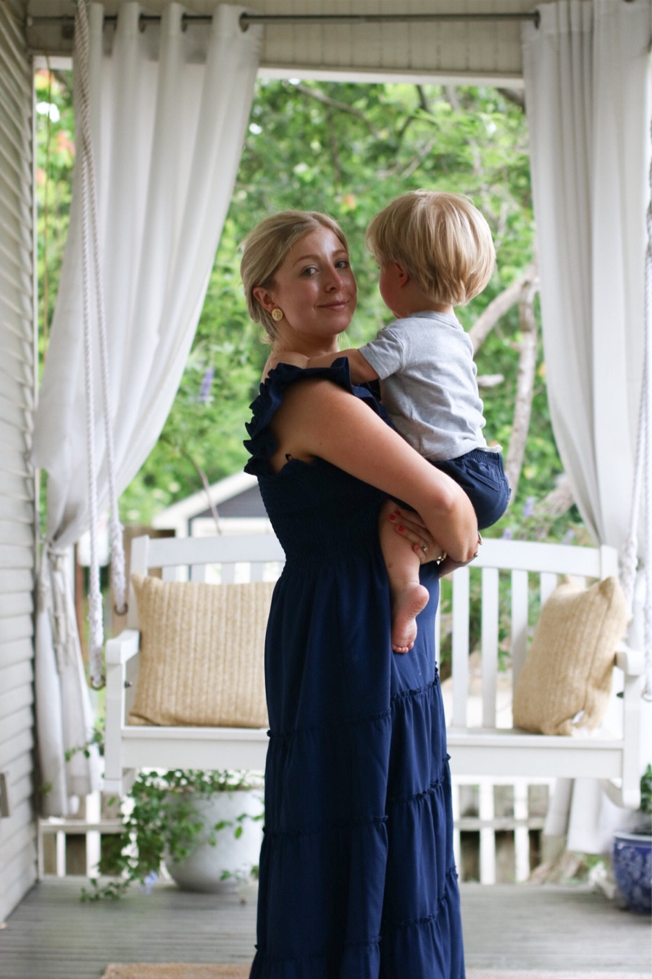 Porch swing back in stock just for spring 

#LTKhome #LTKSeasonal