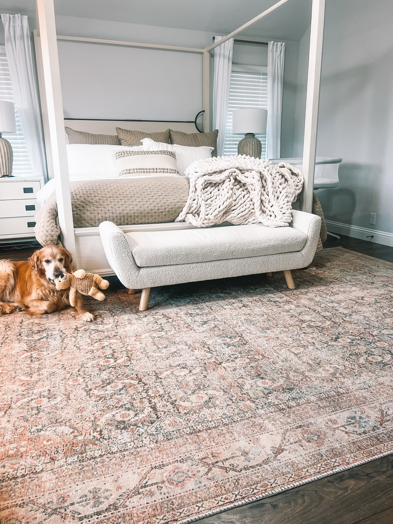Our bedroom rug is on sale! 

#LTKhome