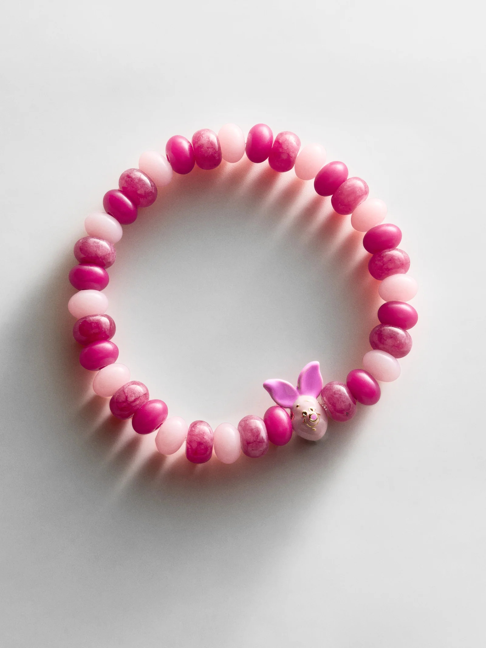 Disney Piglet Beaded Charm Bracelet - Piglet | BaubleBar