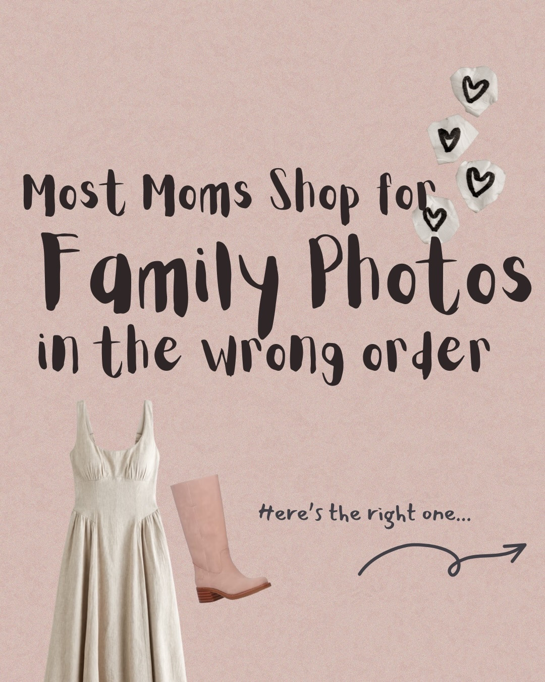 Most moms start with the dress. That’s the wrong move.

Swipe to see the order that actually works — then comment FAM and I’ll send you the full styling guide 😍