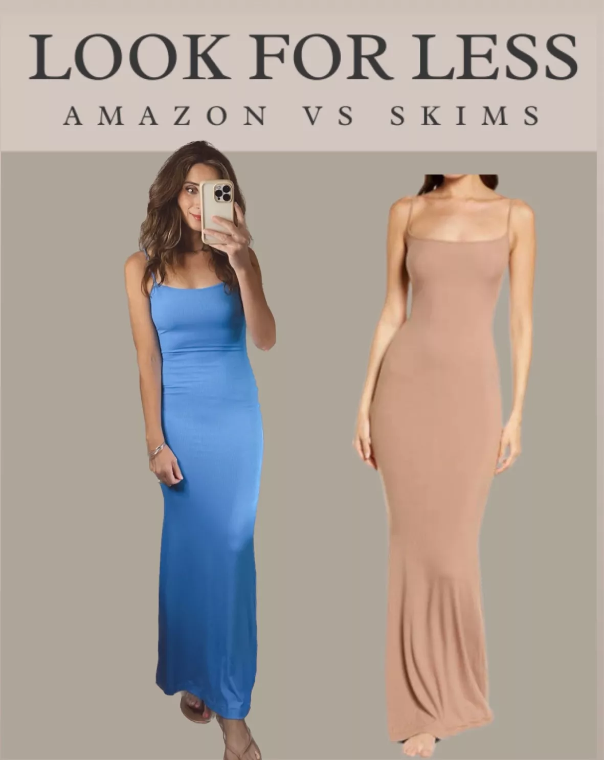 SKIMS Ribbed Long Slipdress curated on LTK
