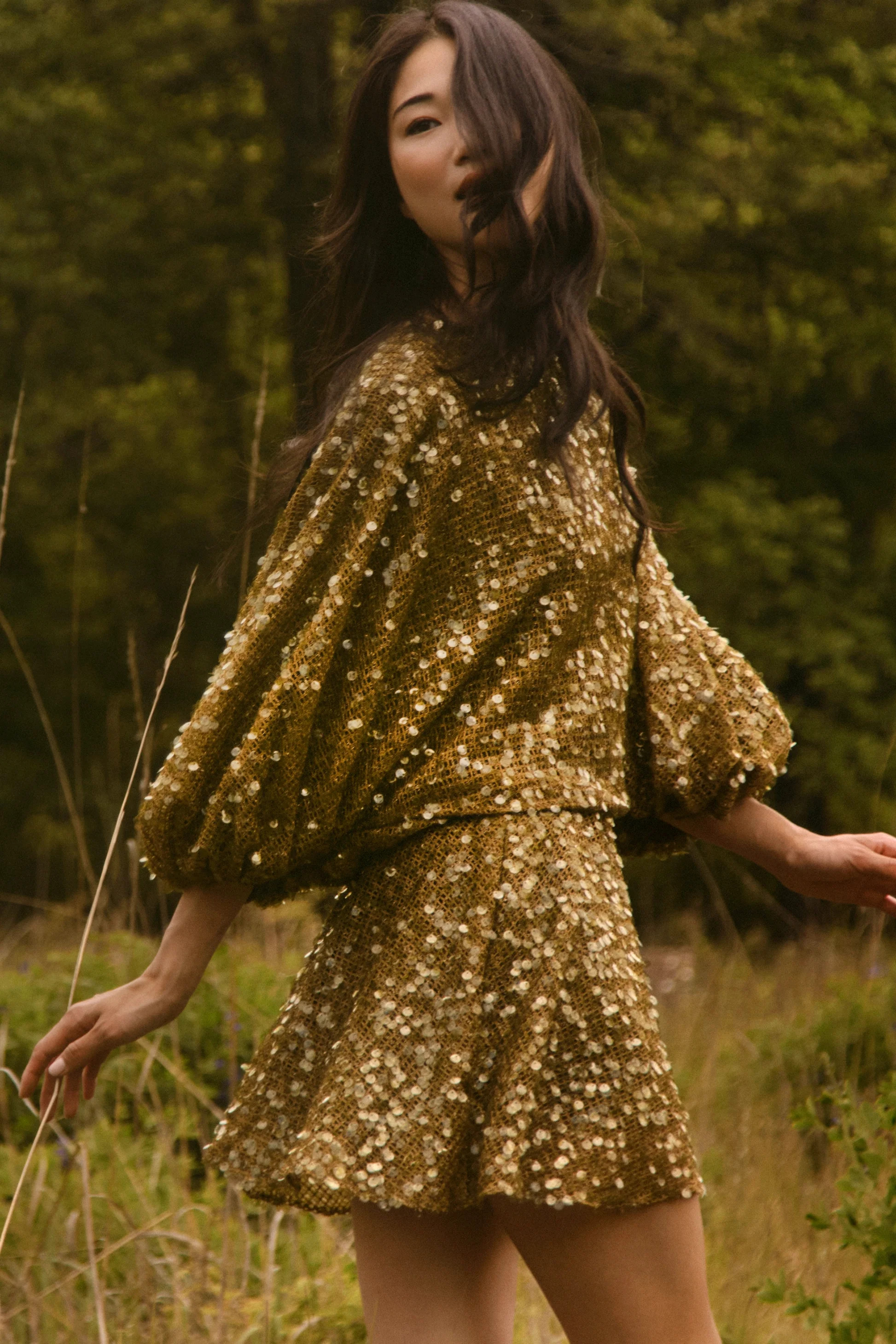 Salter Mini Dress | Drop Waist Sequin Mini Dress | Hunter Bell | Hunter Bell