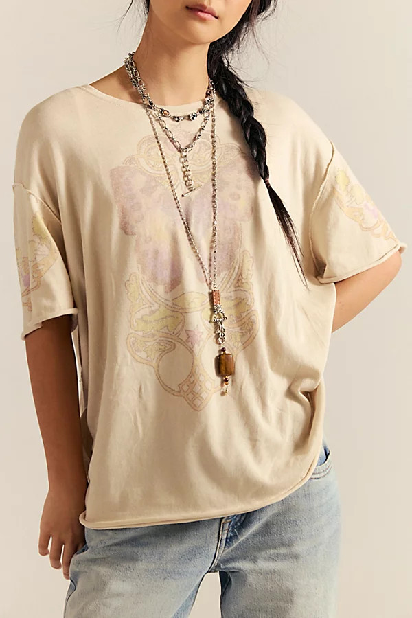 We The Free Cosmic Bloom Graphic Tee | Free People (Global - UK&FR Excluded)