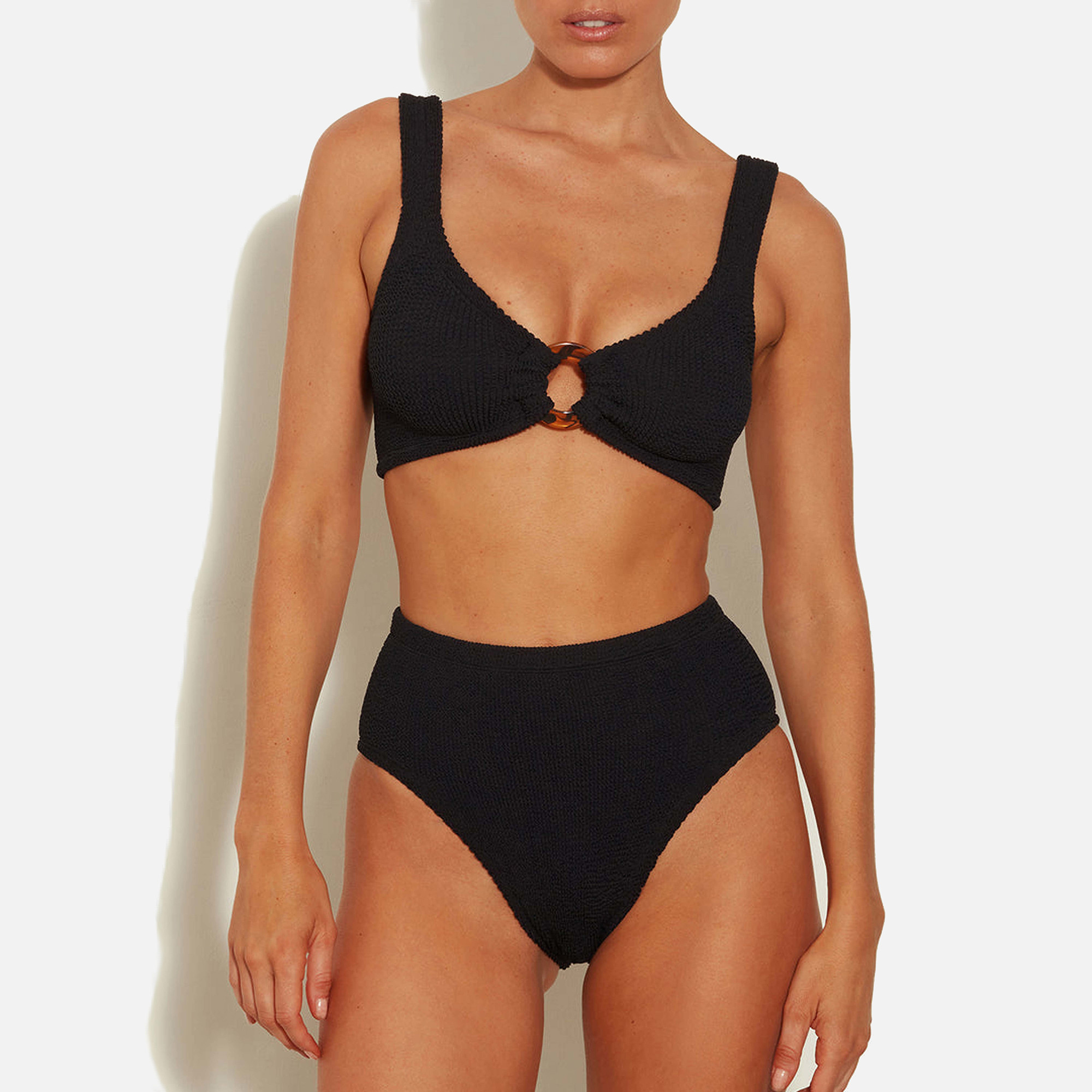 Hunza G Nadine Seersucker Bikini | Coggles | Coggles (Global)
